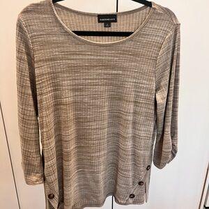 Forty Five Ivory Women's Tan Tunic Top